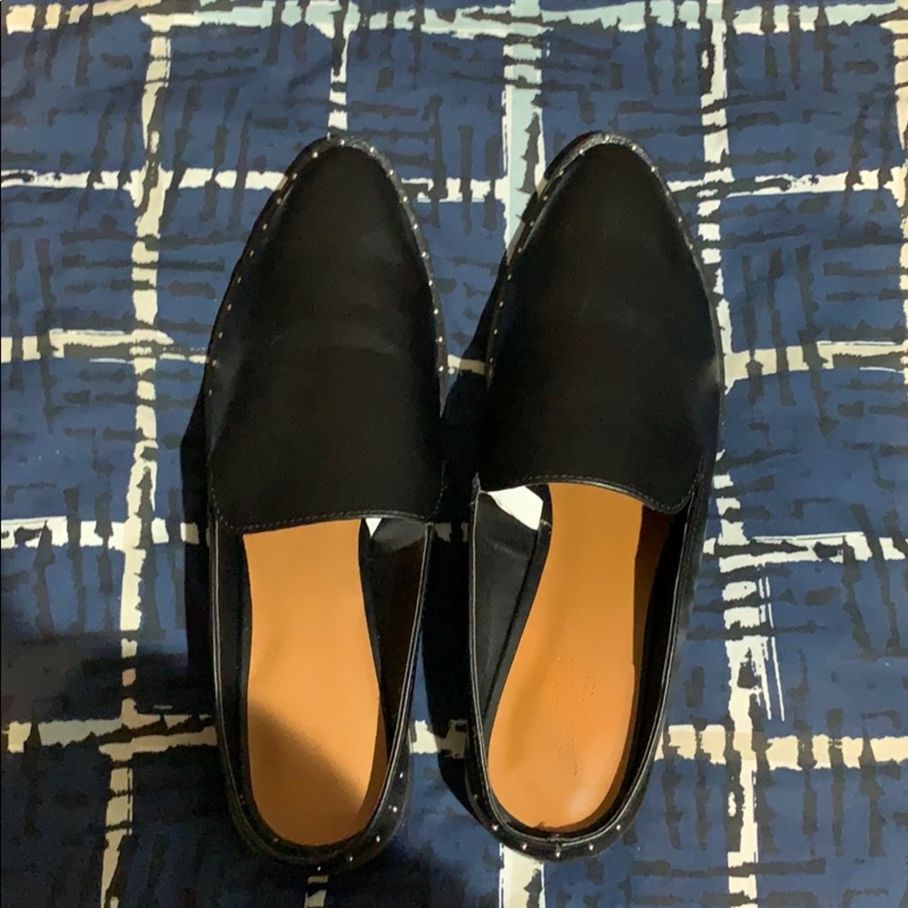 Black slip on shoes